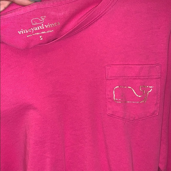 Pink Vineyard Vines long sleeve - Picture 3 of 3